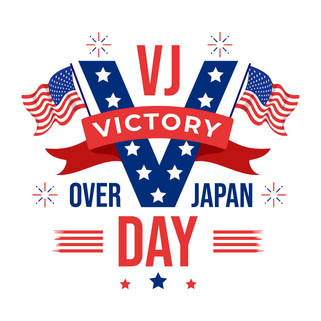 12 Victory Over Japan Day Illustration cover image.