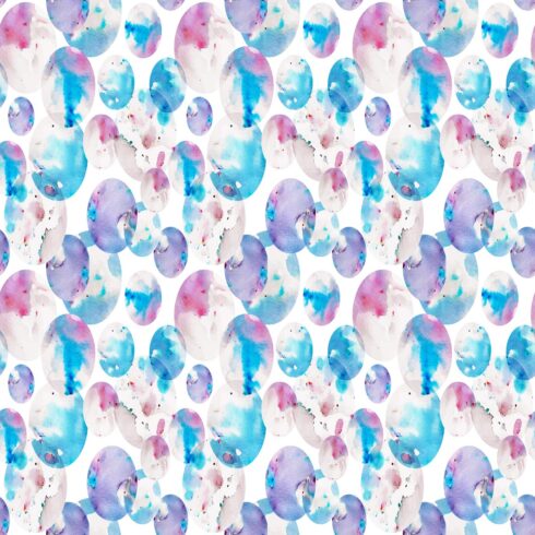 Watercolor dotty pattern cover image.