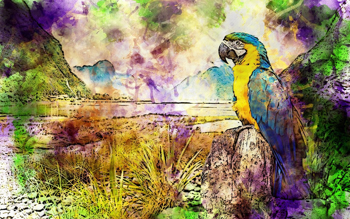 watercolor painting photoshop action 10 336