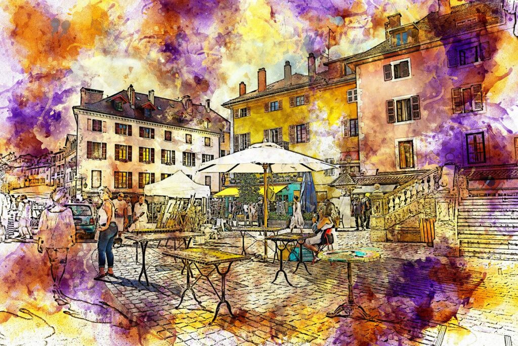Watercolor Painting Photoshop Action - MasterBundles