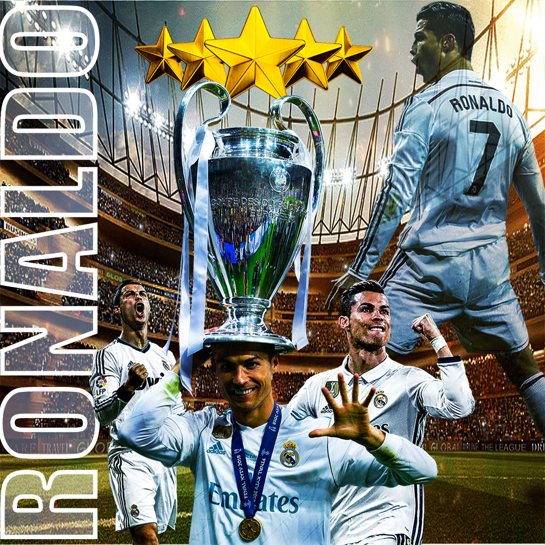 win ronaldo social media poster design 863