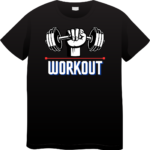 Workout T-Shirts artwork with latest design - MasterBundles