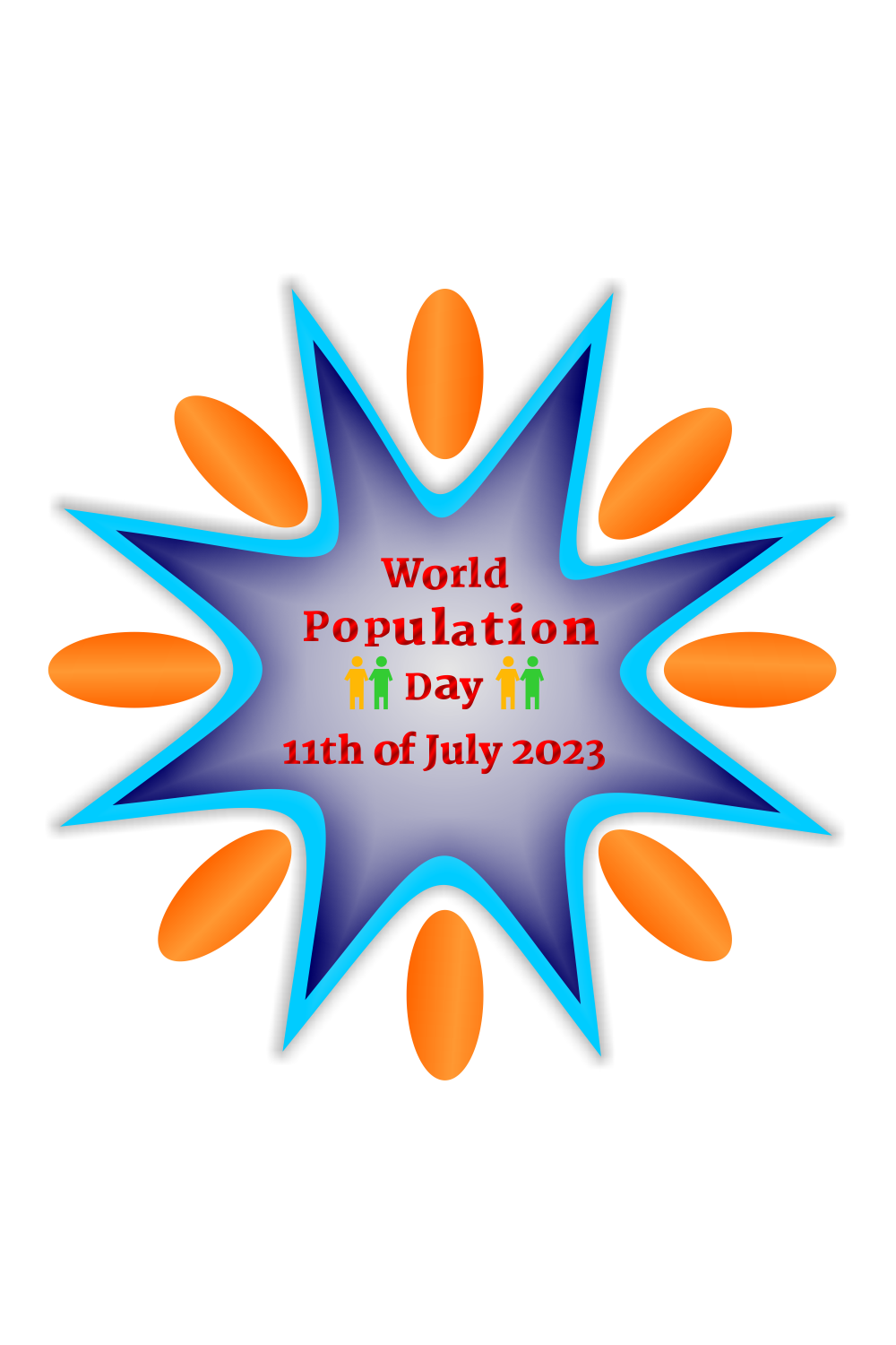 World Population Day 11th of july pinterest preview image.