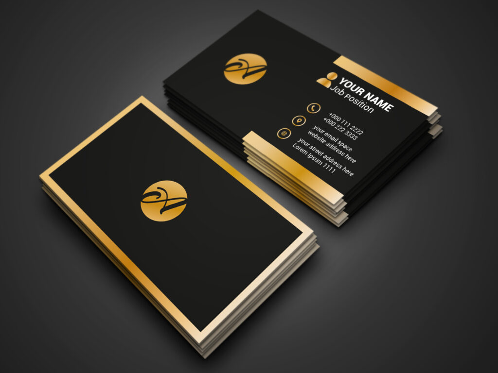 Mordern Creative Luxury minimalist Business Card Design Bundle ...