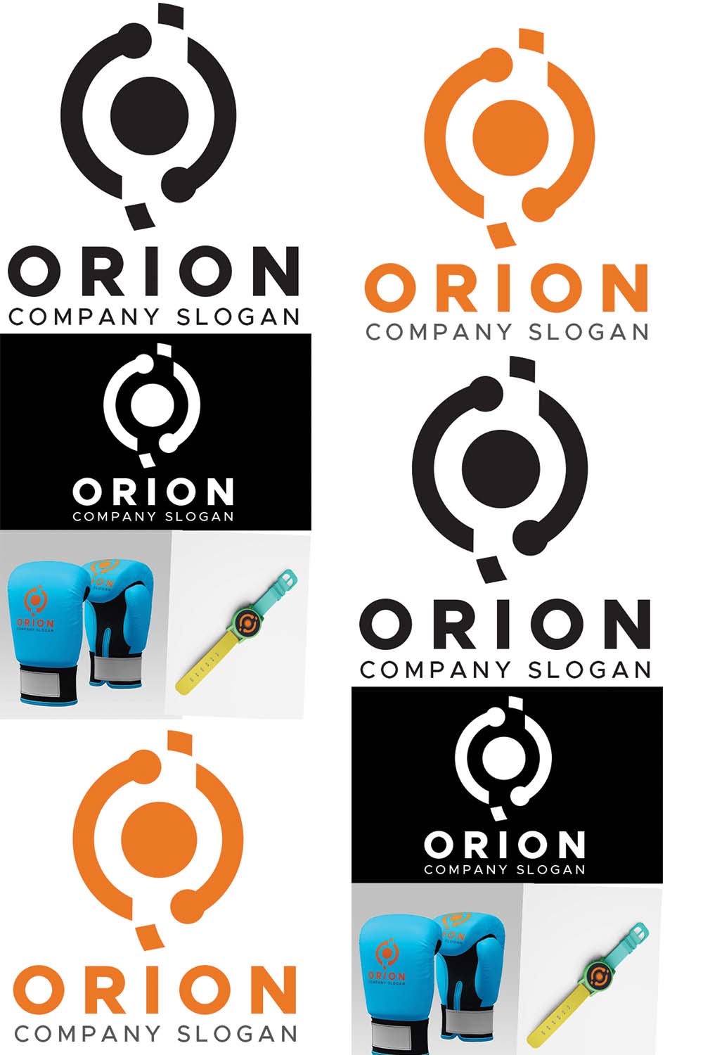 ORIZON O Letter Logo pinterest preview image.