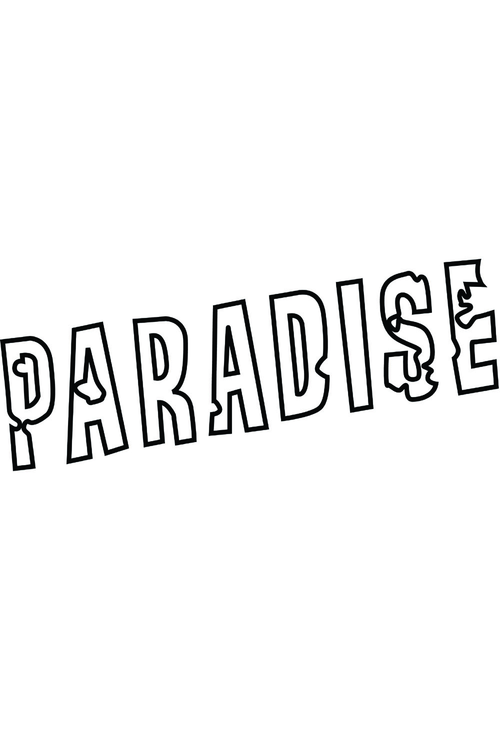 paradise T Shirt pinterest preview image.