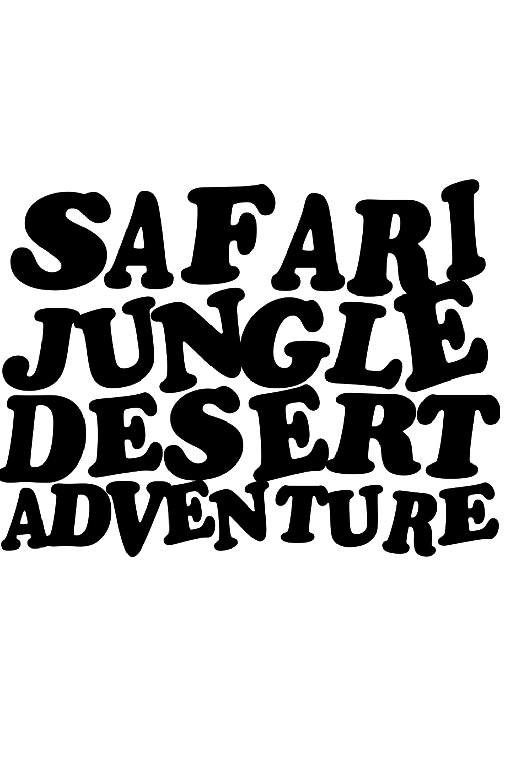 Safari Jungle Desert Adventure T Shirt pinterest preview image.