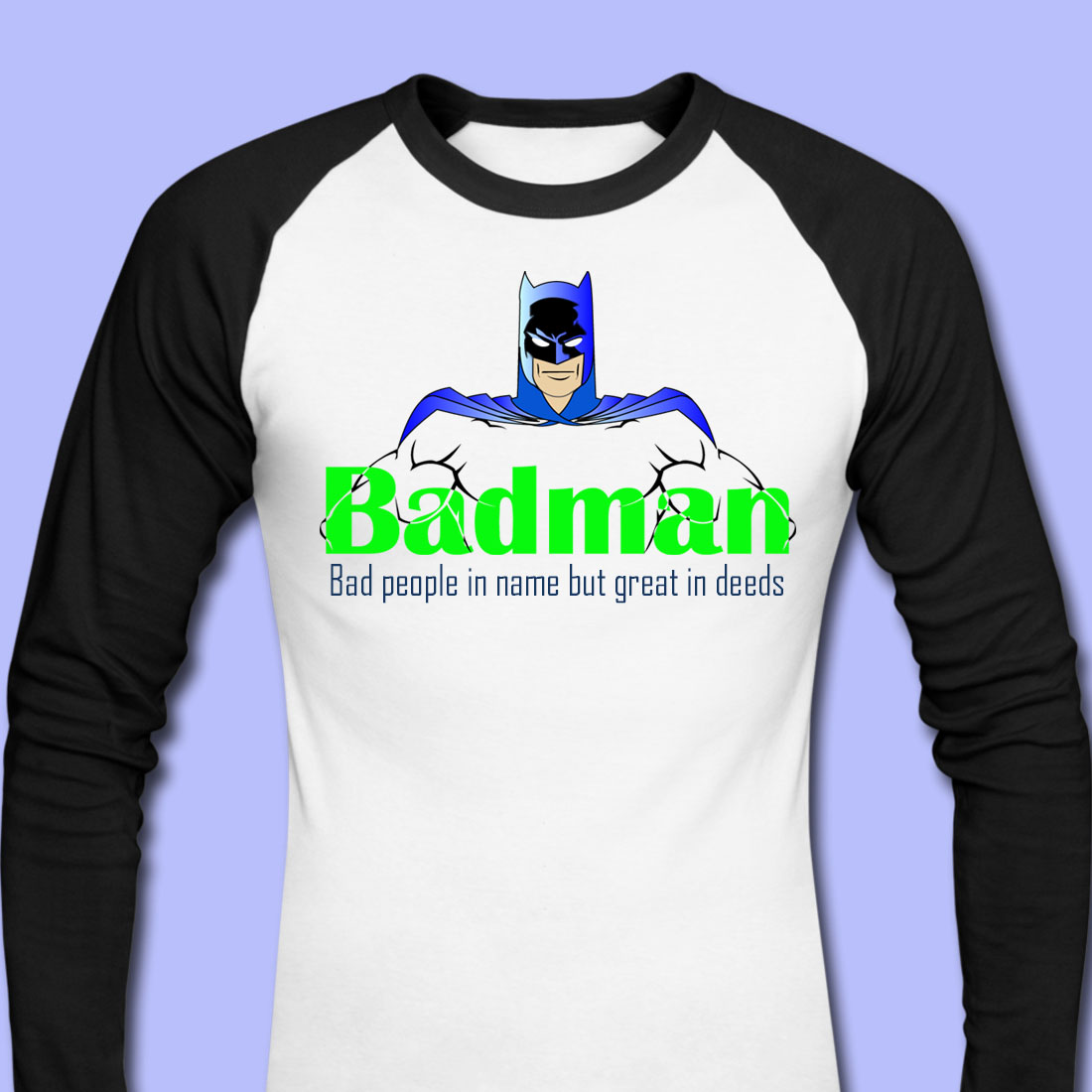 Bedman t-shirt design cover image.