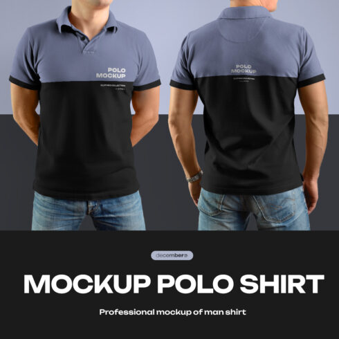 6 Mockups Polo Shirt cover image.
