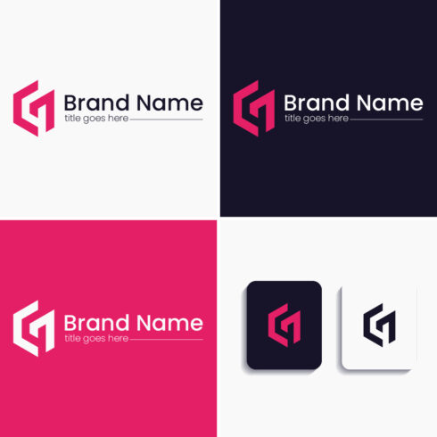 4 Numbering Logo Design and Modern and Creative cover image.