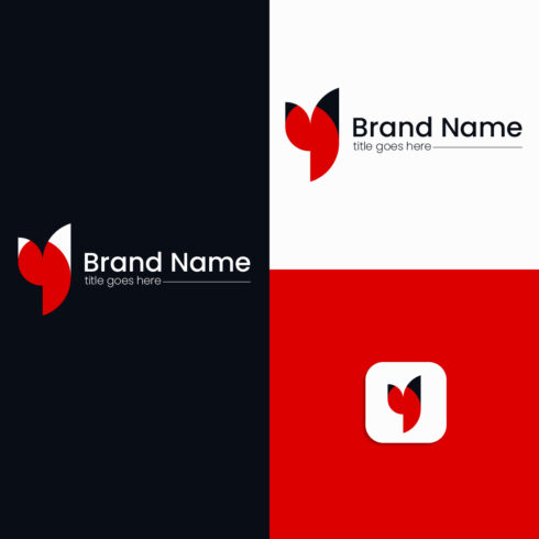 Y Modern Letter Logo design cover image.