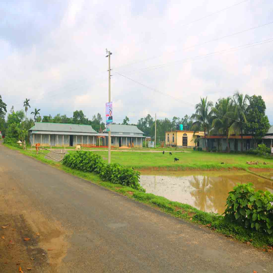 Tree Ghar village people & roads stock photos in Bangladesh preview image.