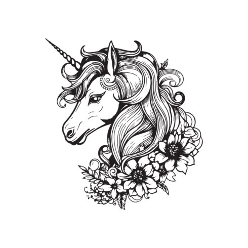 Unicorn Logo Vector illustration cover image.