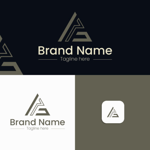 A Modern Letter Logo Design cover image.