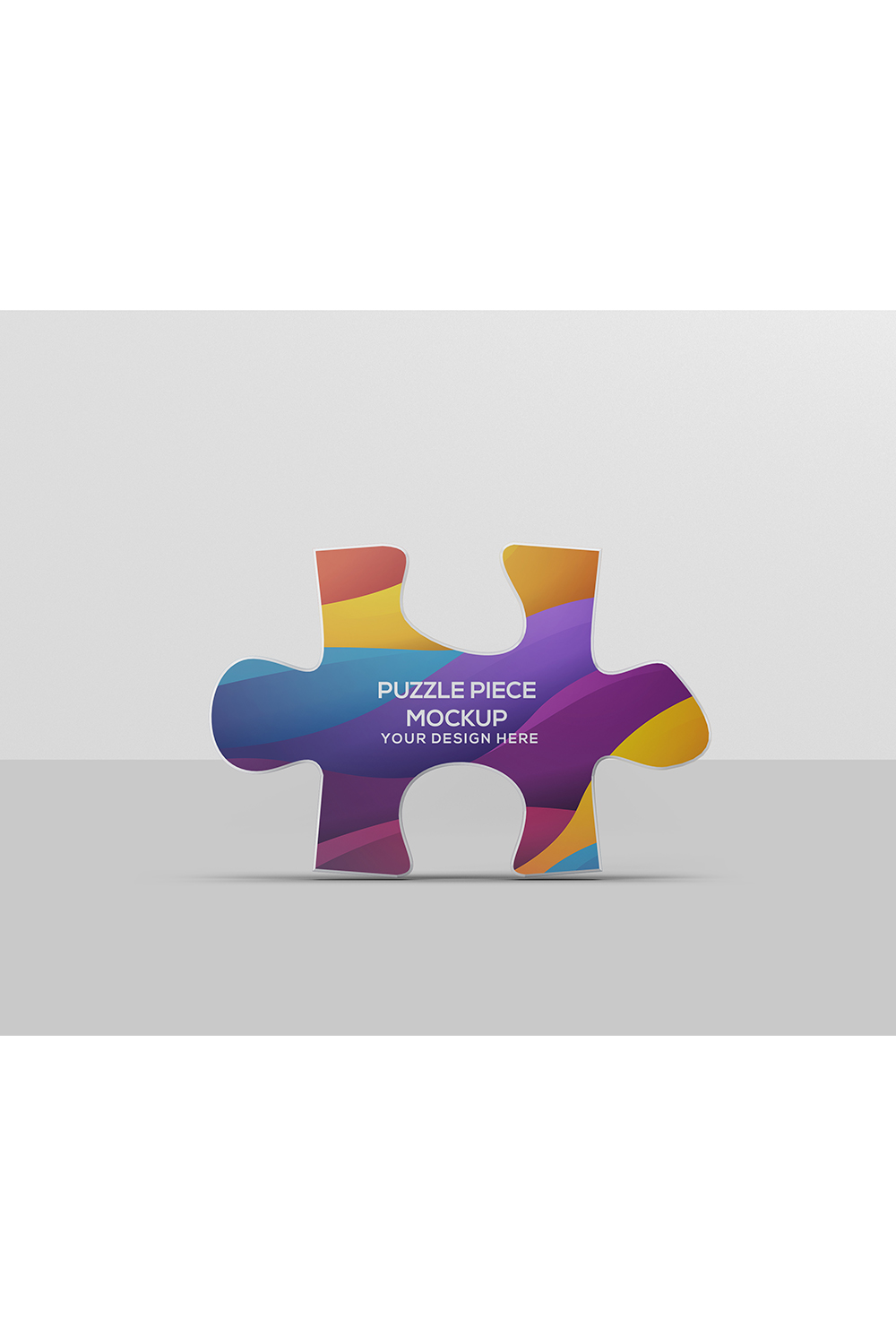 One Puzzle Piece Mockup pinterest preview image.