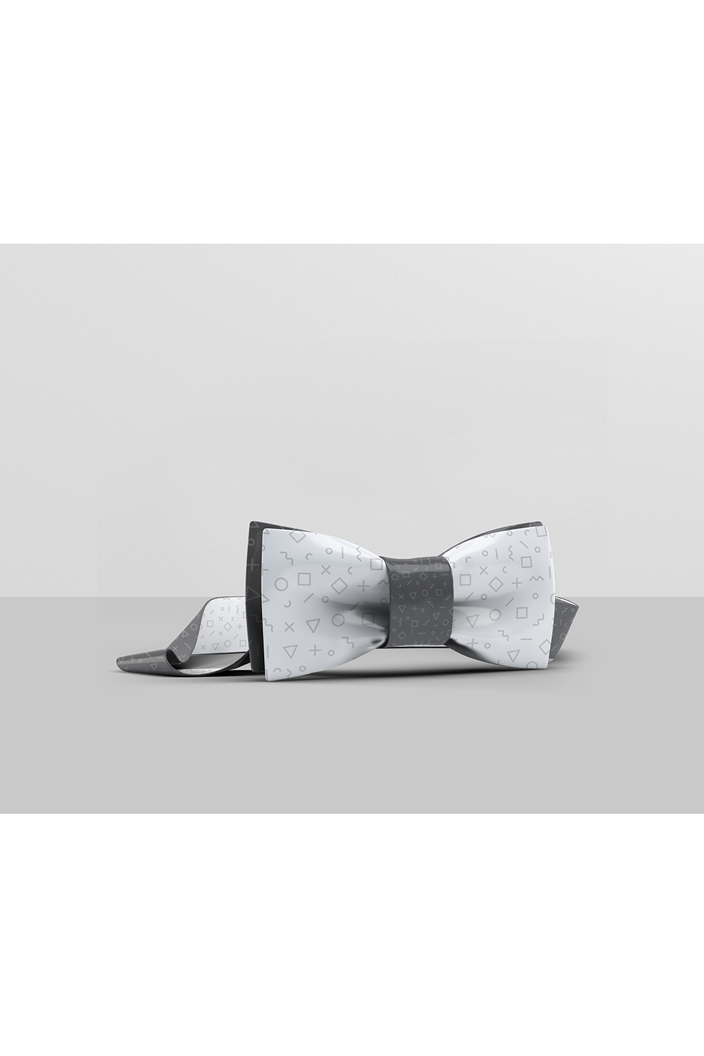 Realistic Bow Tie Mockup pinterest preview image.