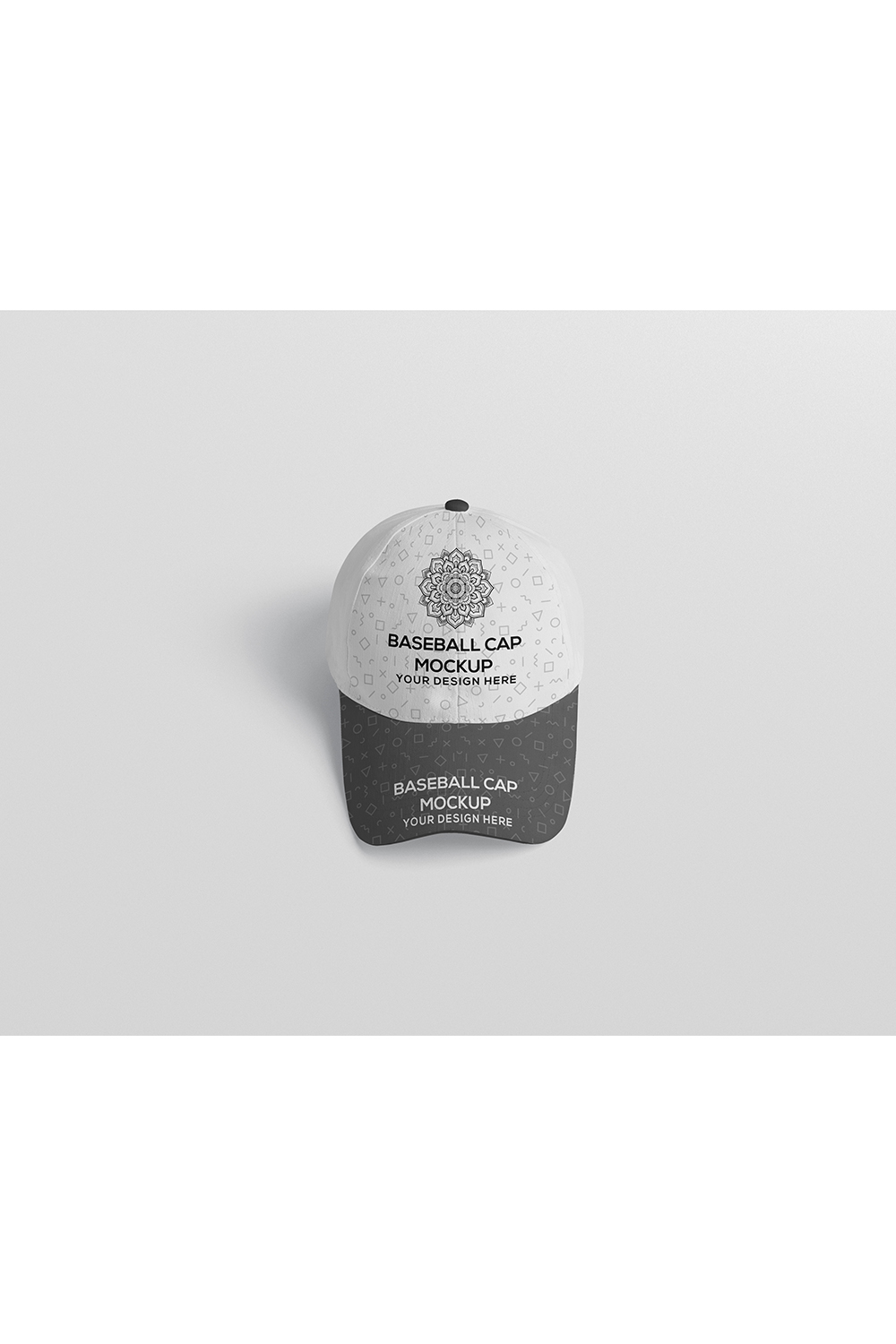 Baseball Cap Mockup pinterest preview image.