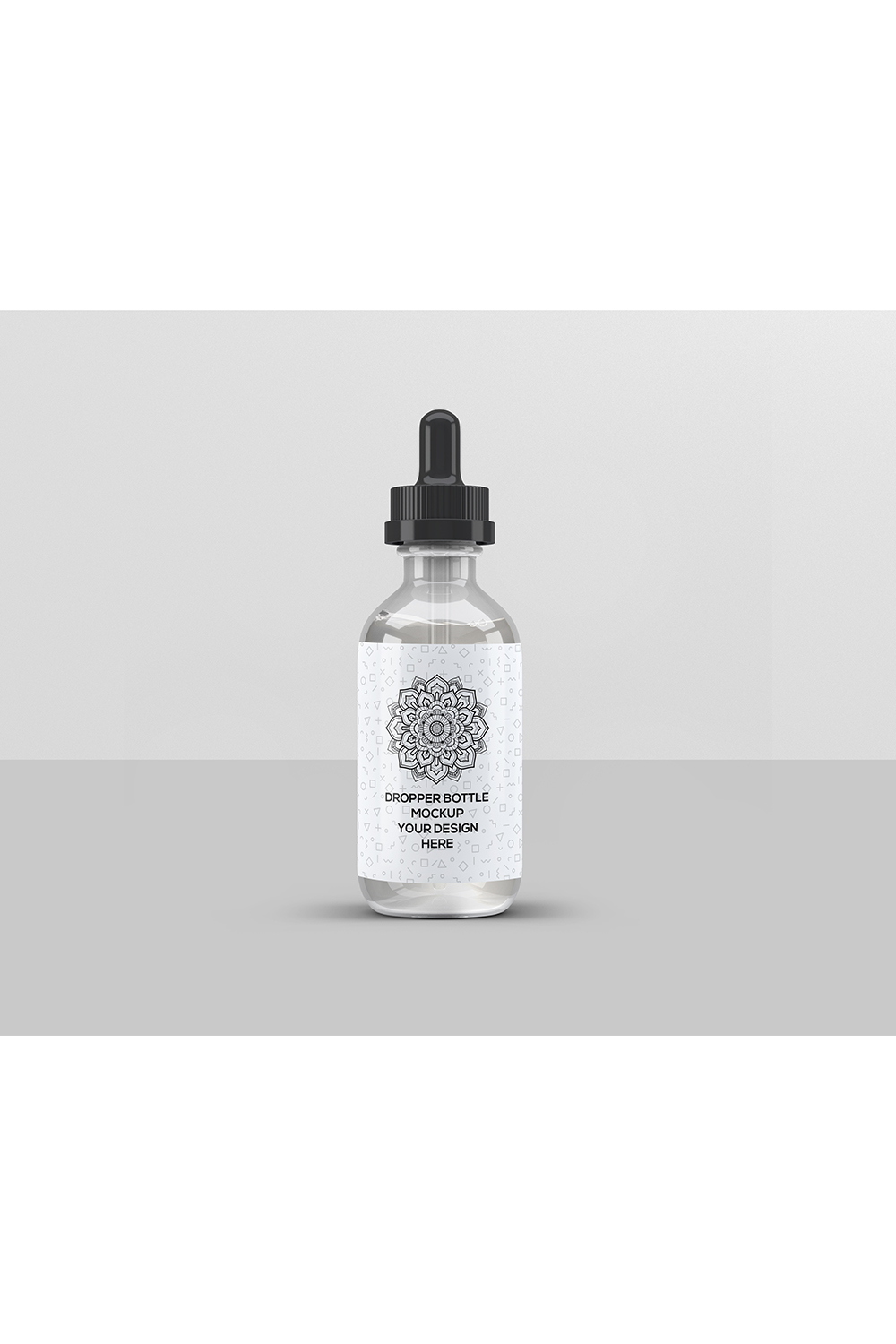 Dropper Bottle 60ml Mockup pinterest preview image.