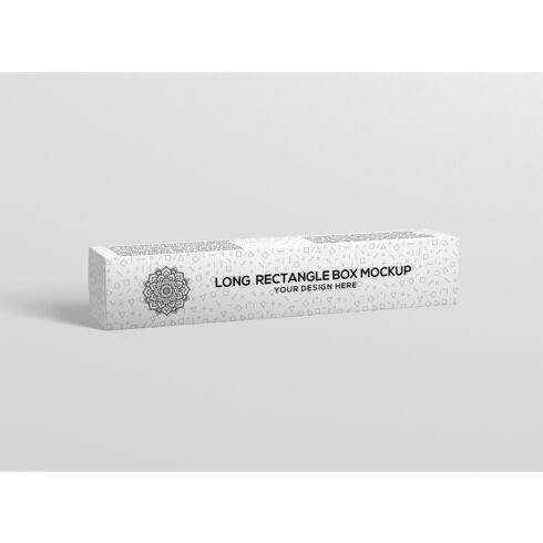 Long Rectangle Packaging Box Mockup cover image.