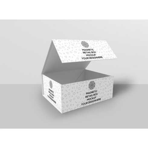 Magnetic Retail Box Mockup cover image.