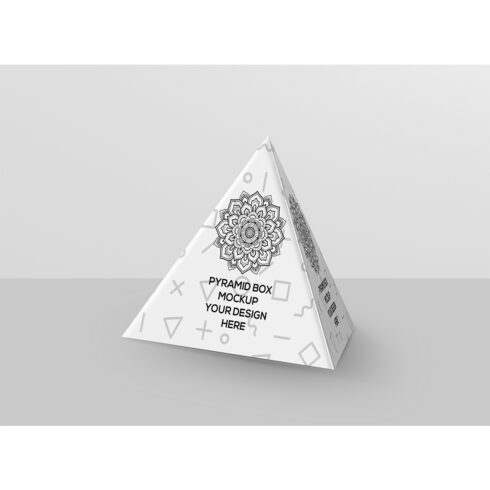 Pyramid Box Mockup cover image.