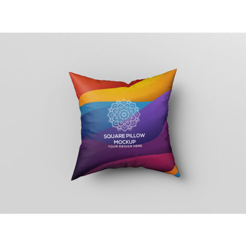 Square Pillow Mockup cover image.