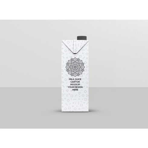 Milk or Juice Carton Mockup cover image.