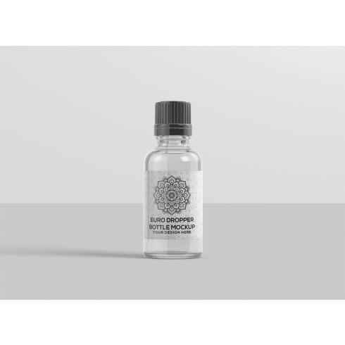 Euro Dropper Bottle with Box Mockup cover image.