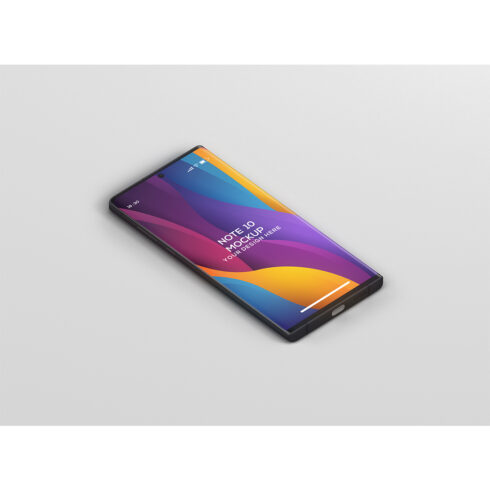 Smartphone Note 10 Mockup cover image.