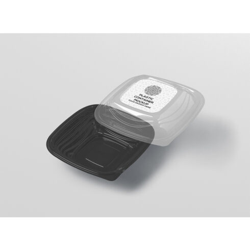 Plastic Takeaway Container Mockup cover image.