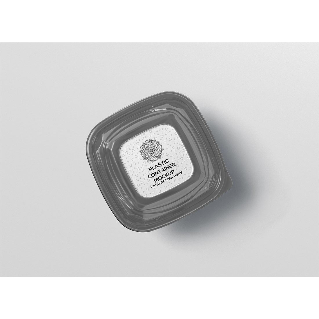 Plastic Takeaway Container Mockup preview image.