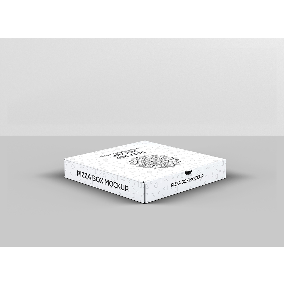 Pizza Box Mockup preview image.