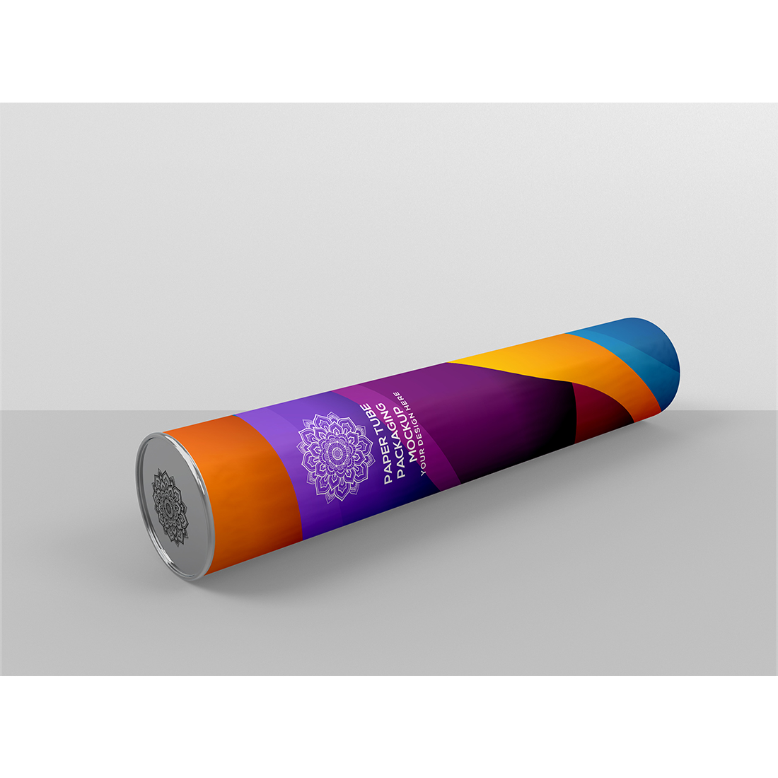 Paper Tube Packaging Mock-Up preview image.