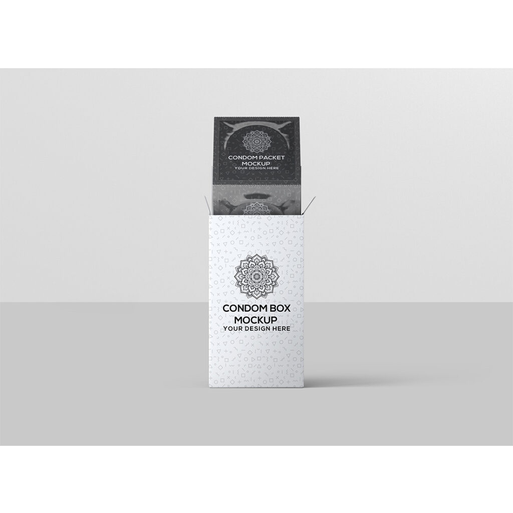Condom Packaging Mockup - MasterBundles