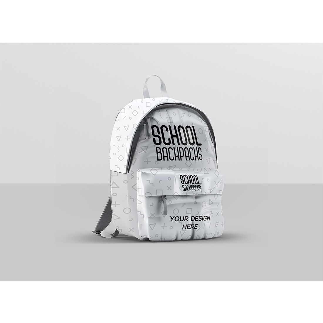 School Backpacks Mockup preview image.