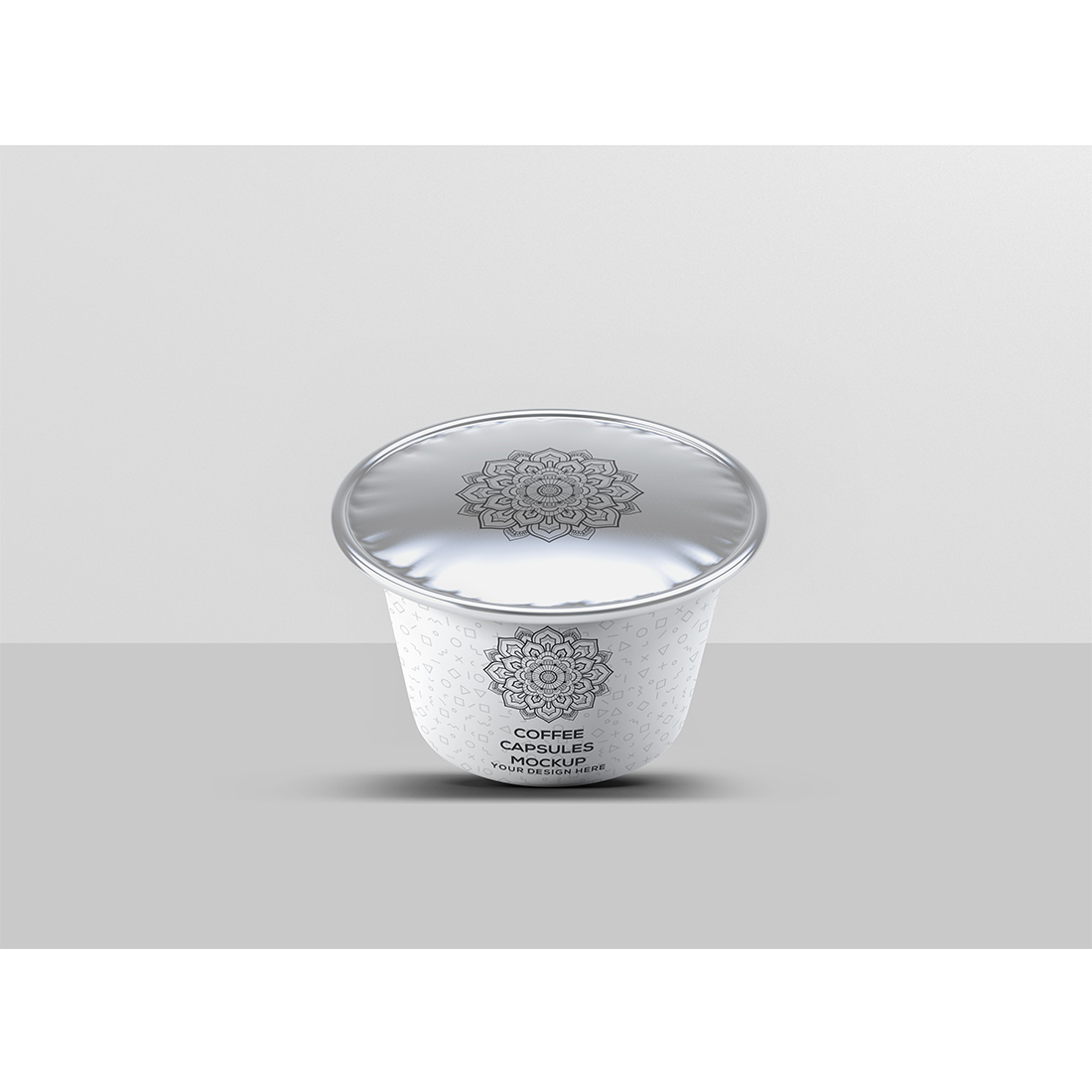 Coffee Capsules Mockup preview image.