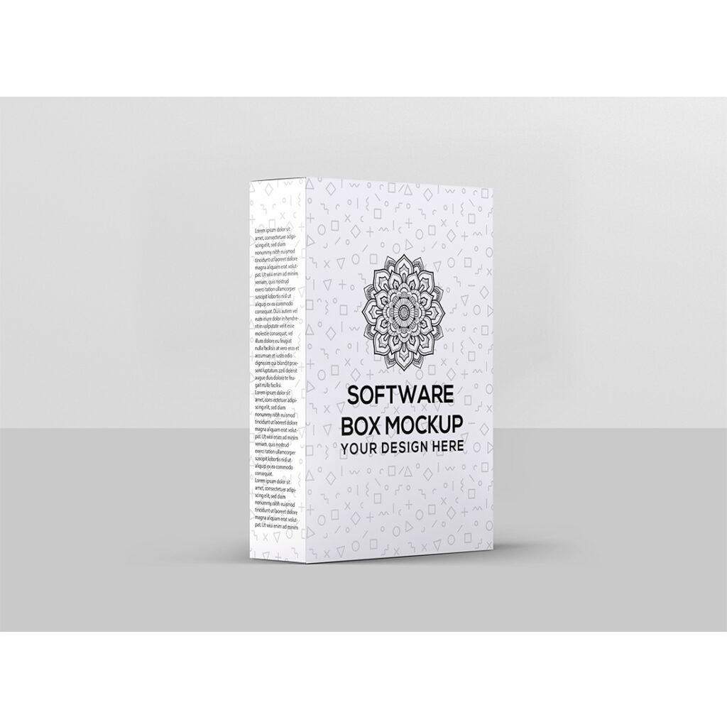Software Box Mockup - MasterBundles