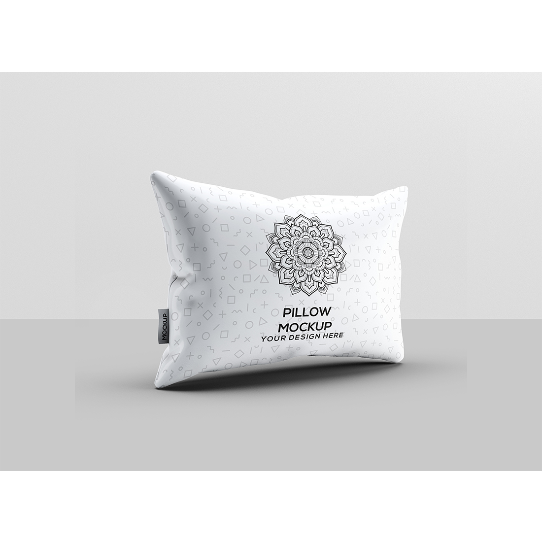 Fabric Pillow Mockup preview image.