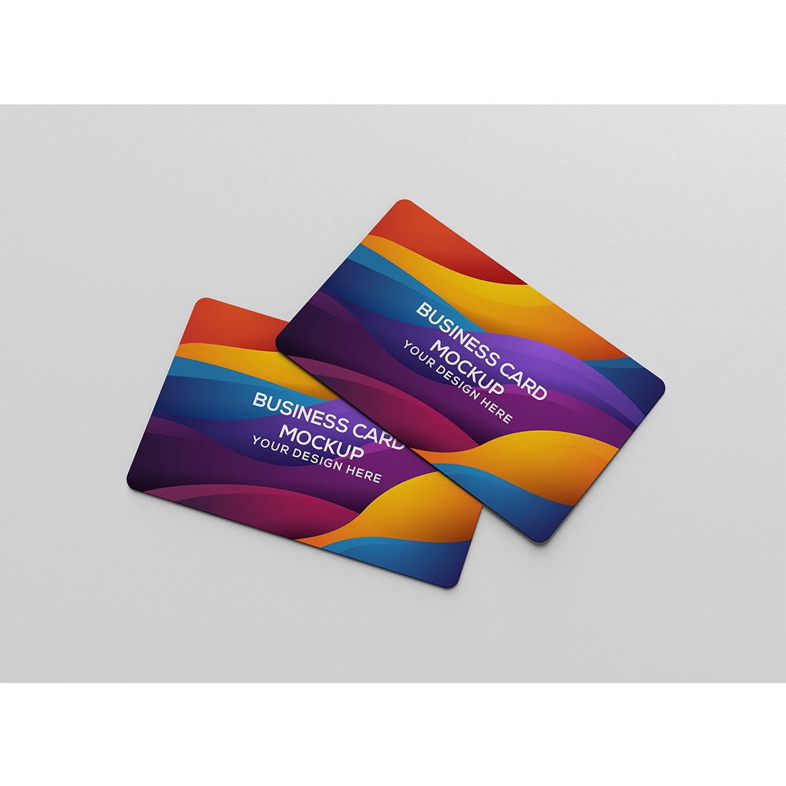 Plastic Card - Bank Card Mockup preview image.