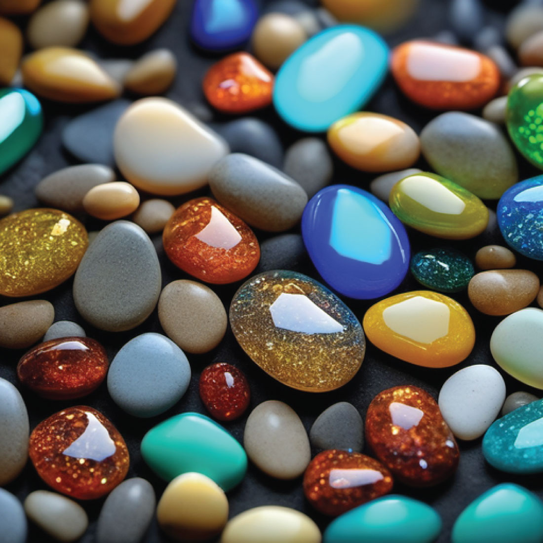 1100 x 1100 px shiny glittery pebble stones 4 728