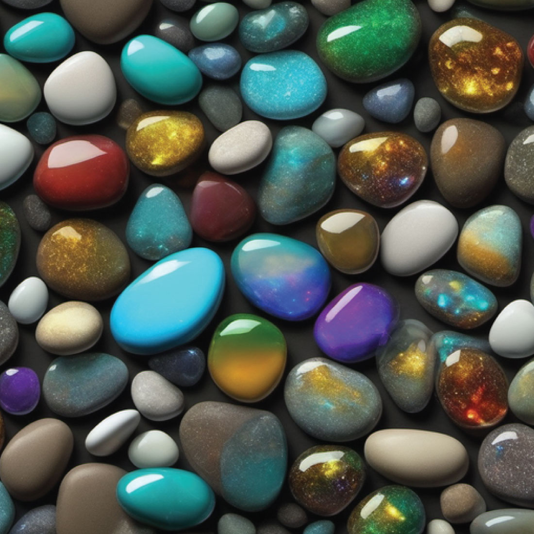 1100 x 1100 px shiny glittery pebble stones 6 538