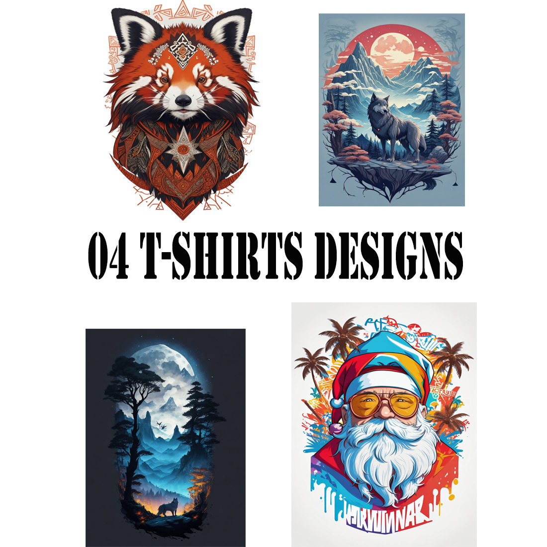 04 T-Shirts Designs preview image.