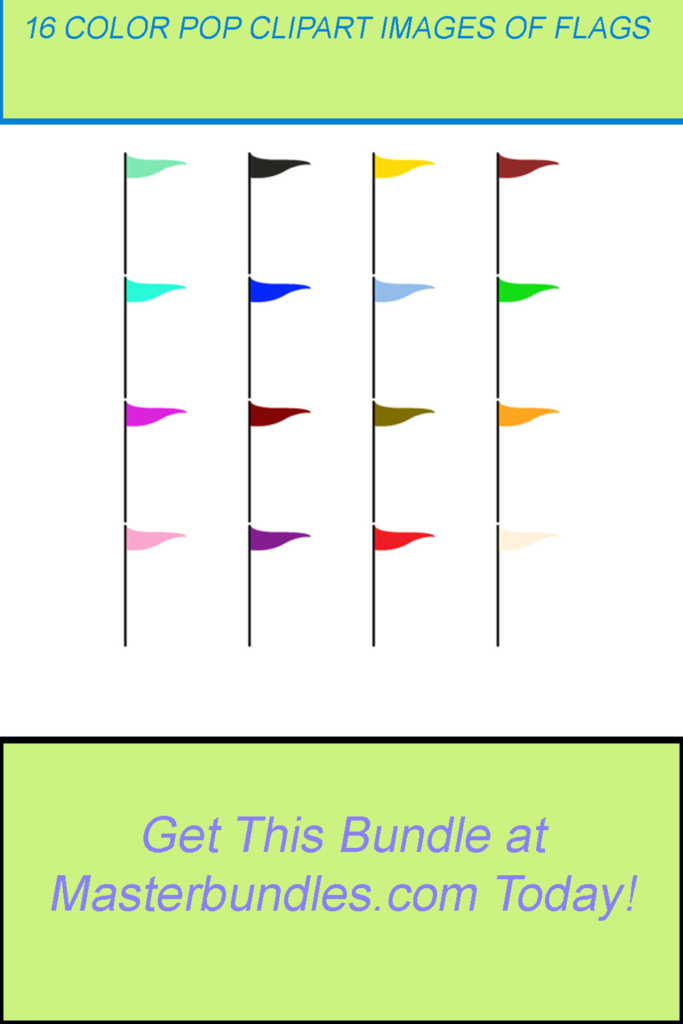 Color Pop Clipart Images Of Flags Masterbundles