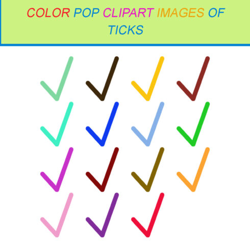 15 COLOR POP CLIPART IMAGES OF TICKS cover image.