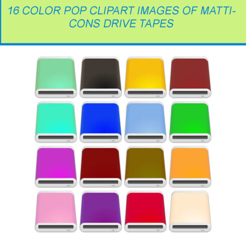 16 COLOR POP CLIPART IMAGES OF MATTICON DRIVETAPES cover image.