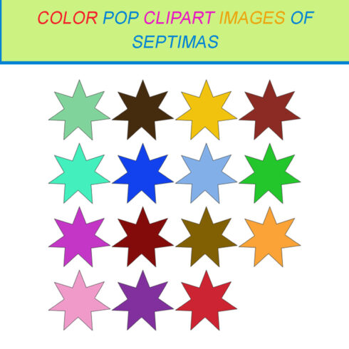 15 COLOR POP CLIPART IMAGES OF SEPTIMAS cover image.
