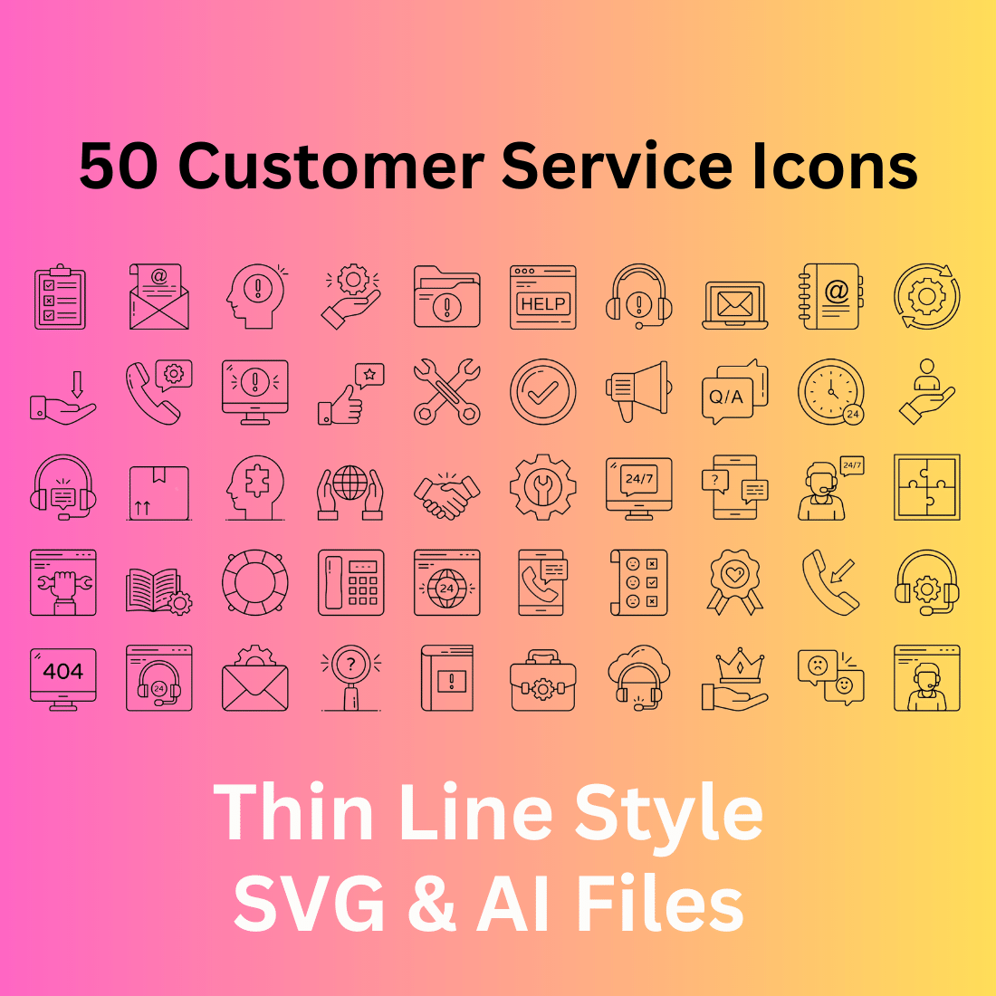 our services icons
