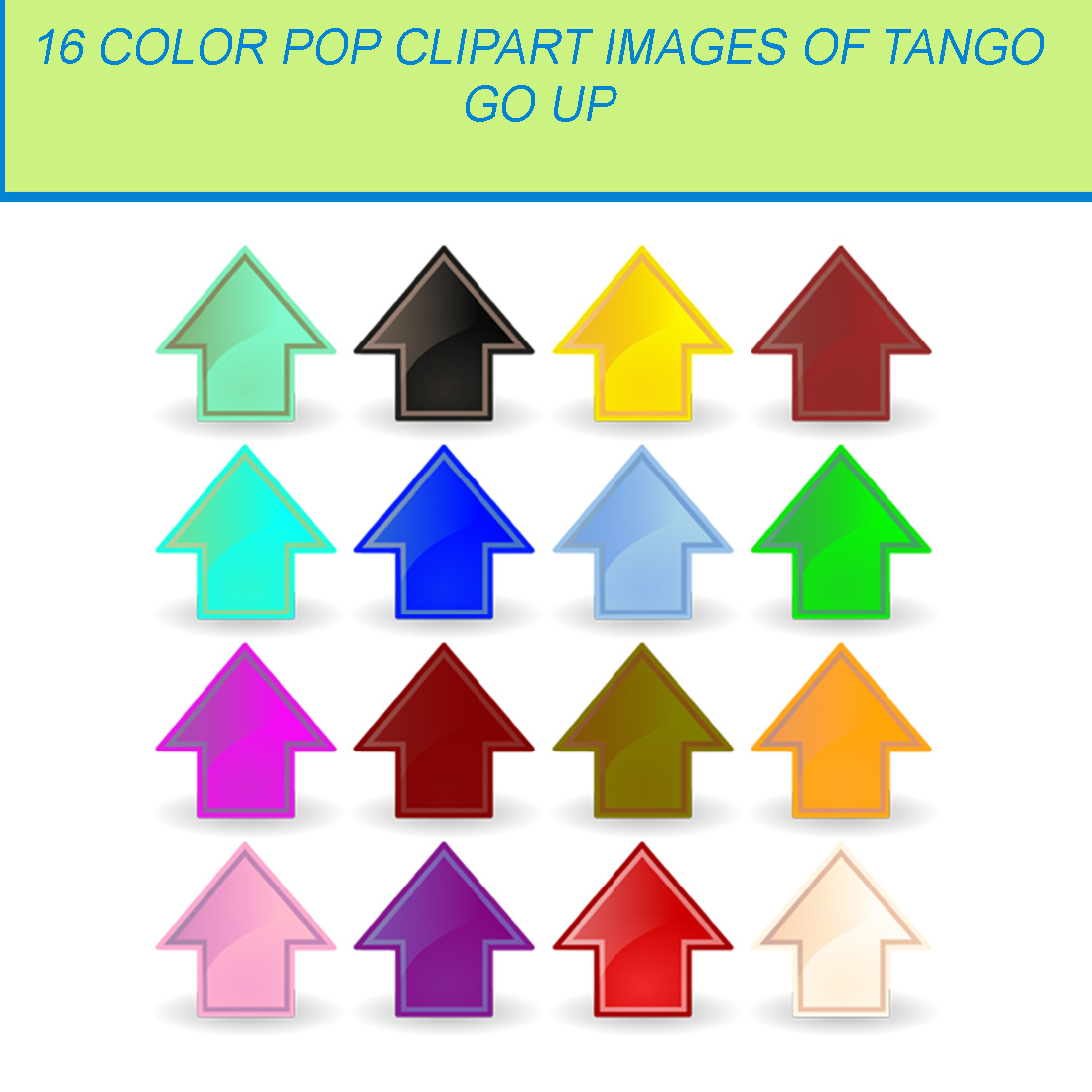 16 COLOR POP CLIPART IMAGES OF TANGOS cover image.