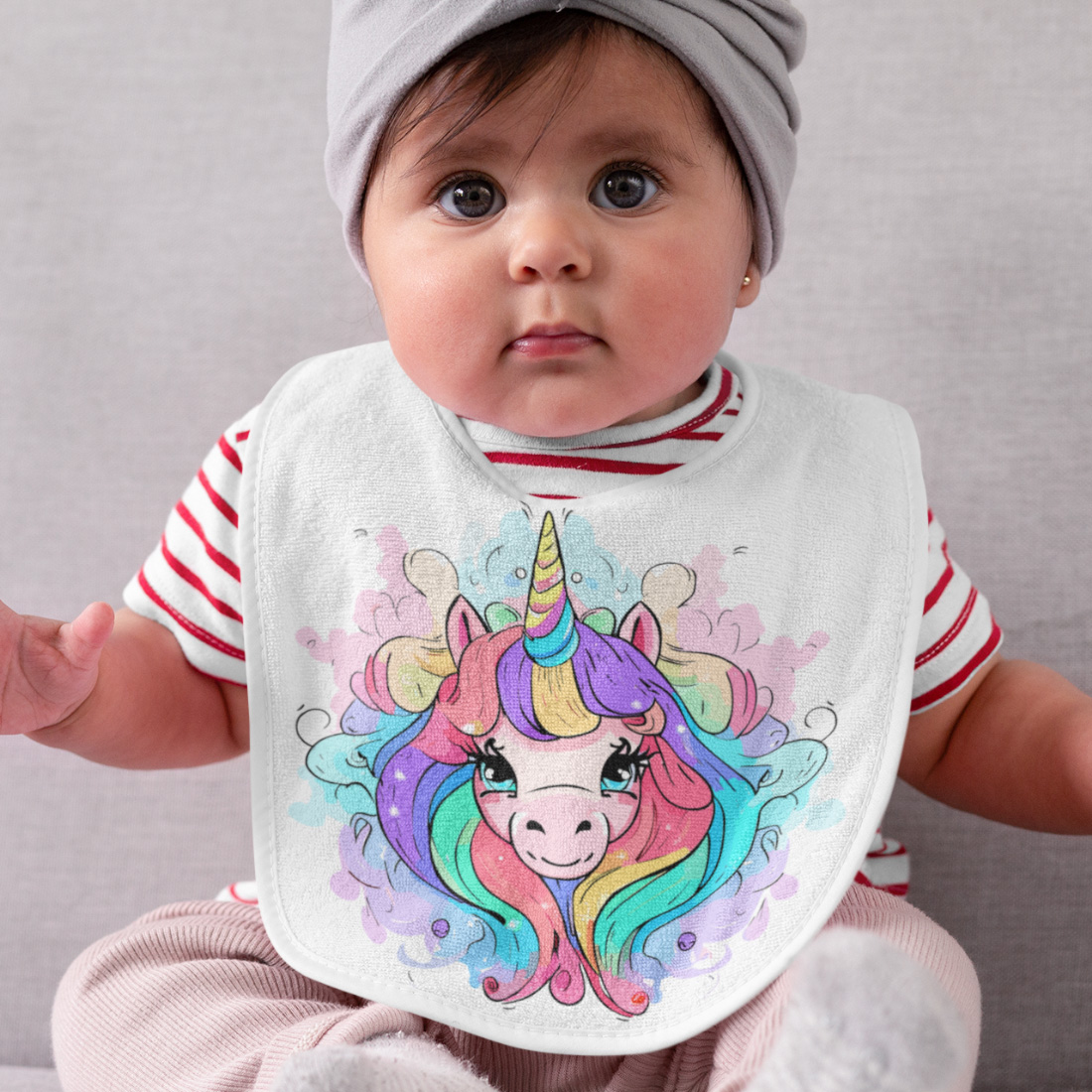 Cute and Colorful Unicorn World pinterest preview image.