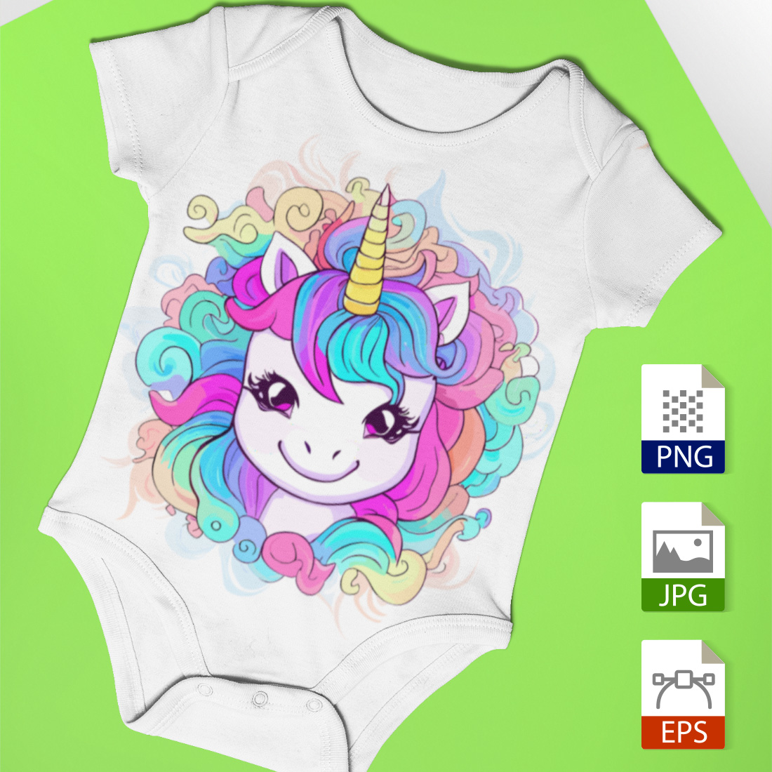Playful Baby Unicorn Magic cover image.